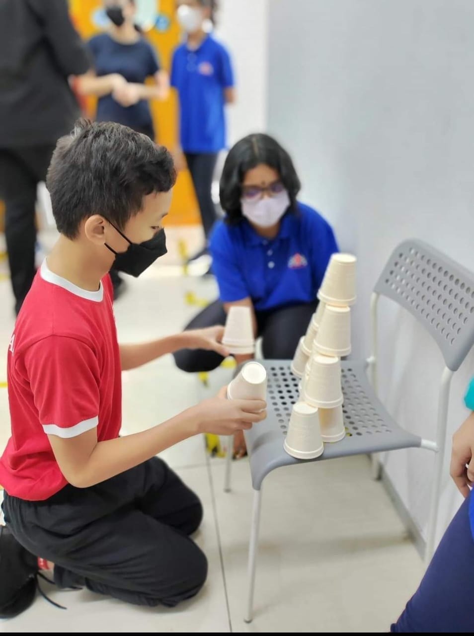 Children enjoying active play outdoors